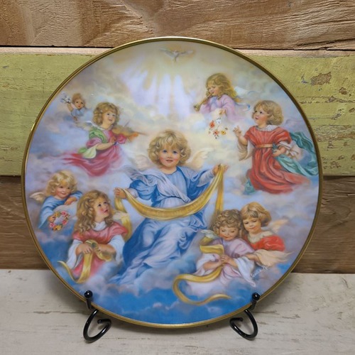 미국 Reco”Hark the Herald Angels Sing”A children’s christmas pageant plate collection1987년크리스마스 장식접시